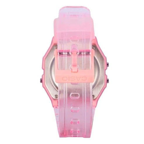 RELOJ CASIO DIGITAL RETRO F91 ROSA