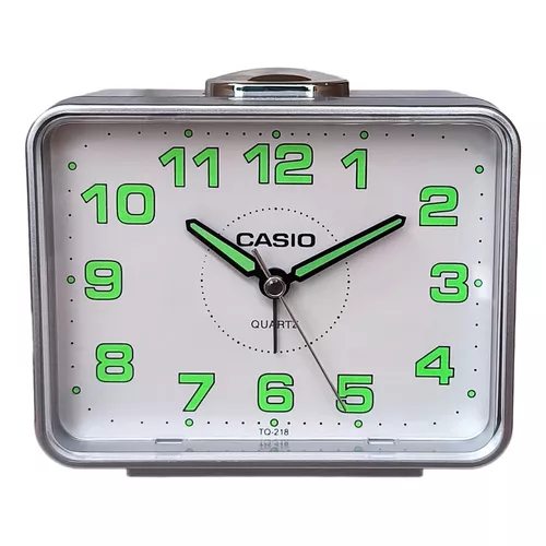 RELOJ DESPERTADOR CASIO ANÁLOGO TQ-218-G
