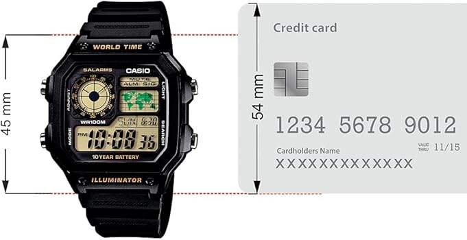 RELOJ CASIO DIGITAL AE-1200WH-1BV