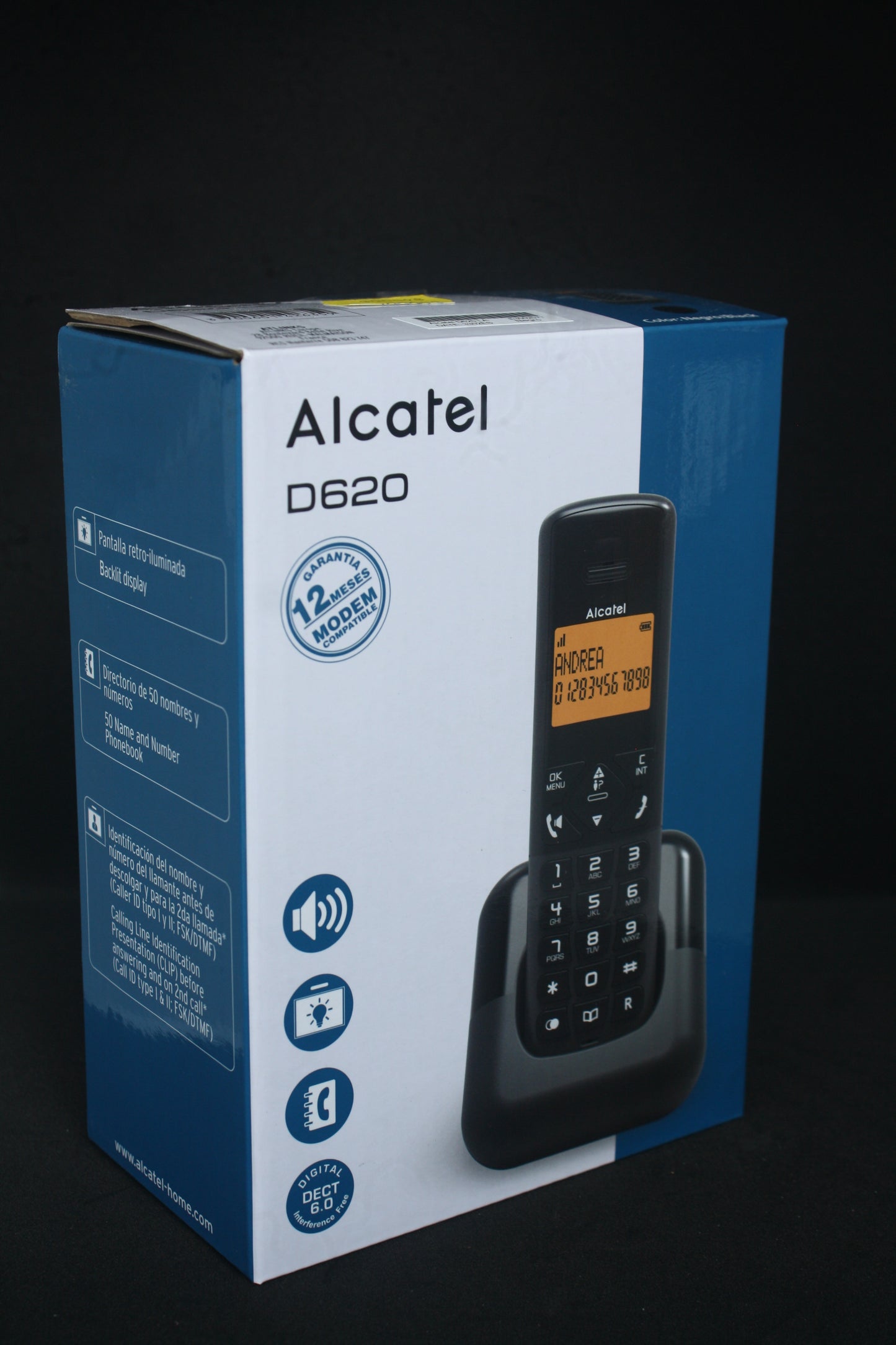 TELÉFONO INALÁMBRICO ALCATEL D620