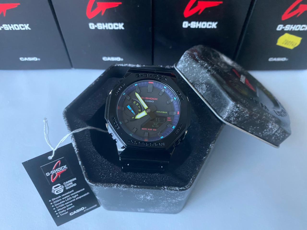 RELOJ CASIO G-SHOCK VIRTUAL COLORED CARBON 1adr