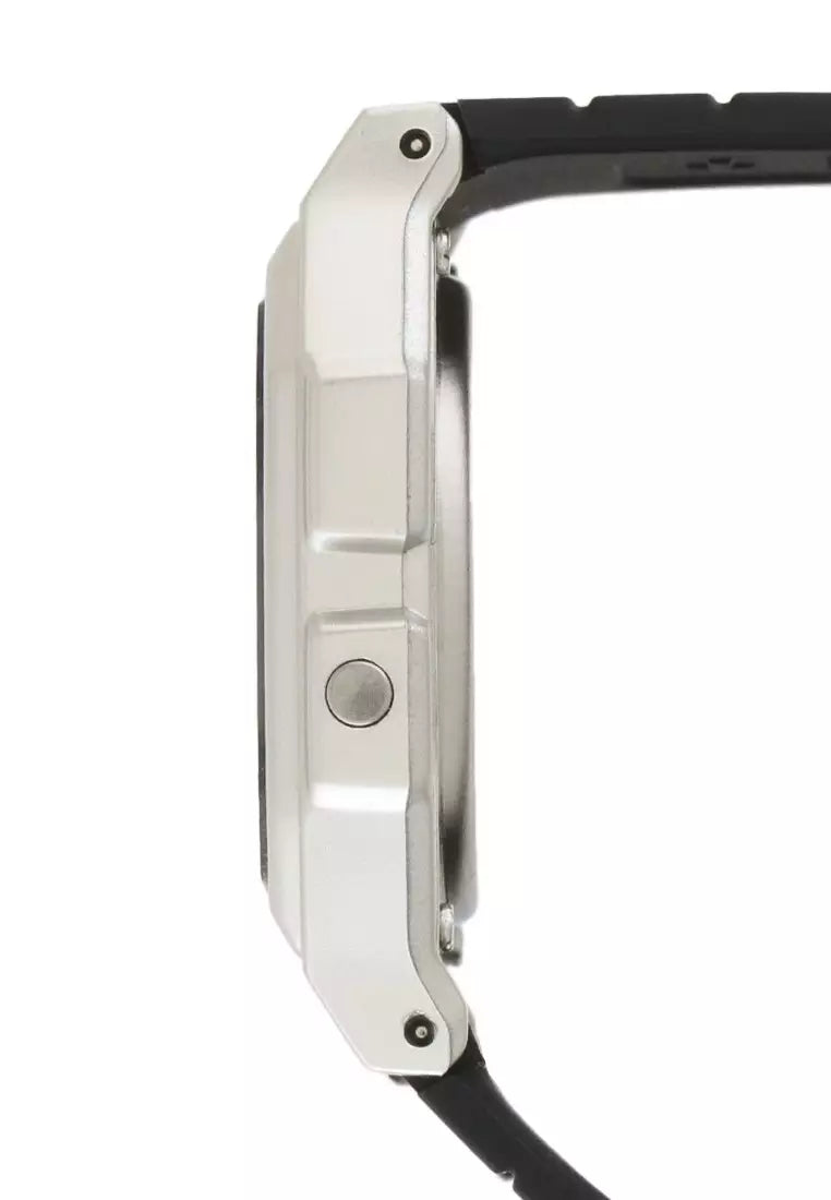 RELOJ CASIO RESINA PLATEADO/ NEGRO 9A