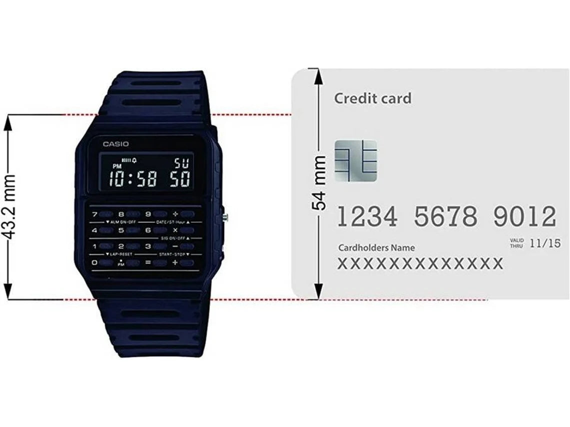 RELOJ CASIO VINTAGE CALCULADORA CA-53WF-1B