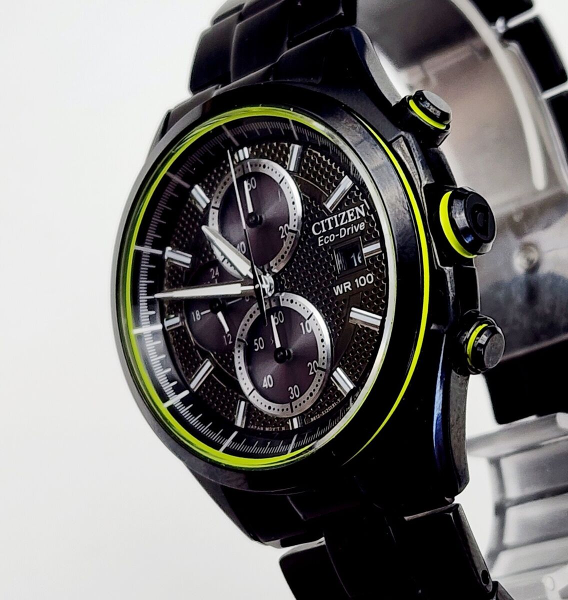 RELOJ CITIZEN 51E ECO-DRIVE GREEN