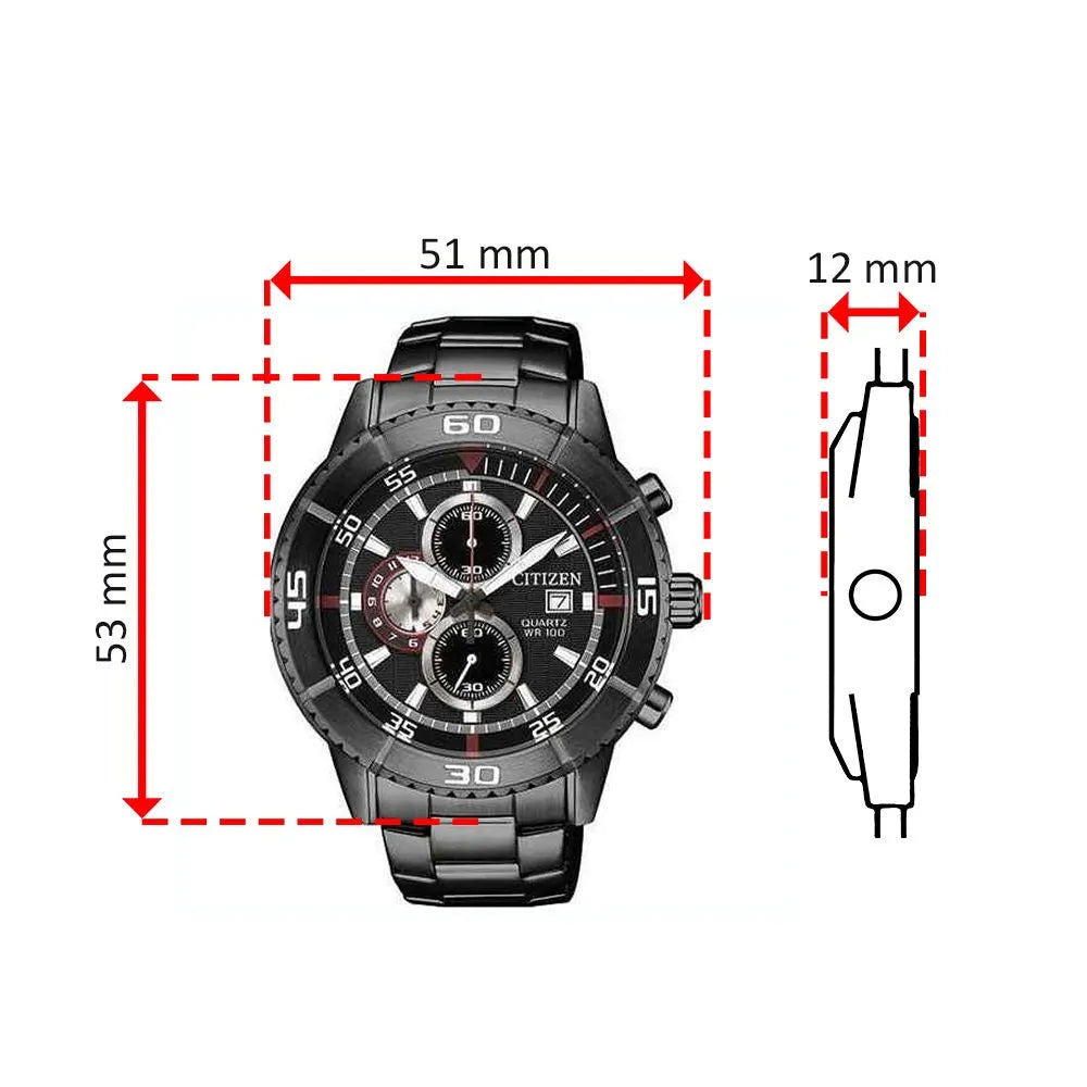 RELOJ CITIZEN CRONÓGRAFO AN3595
