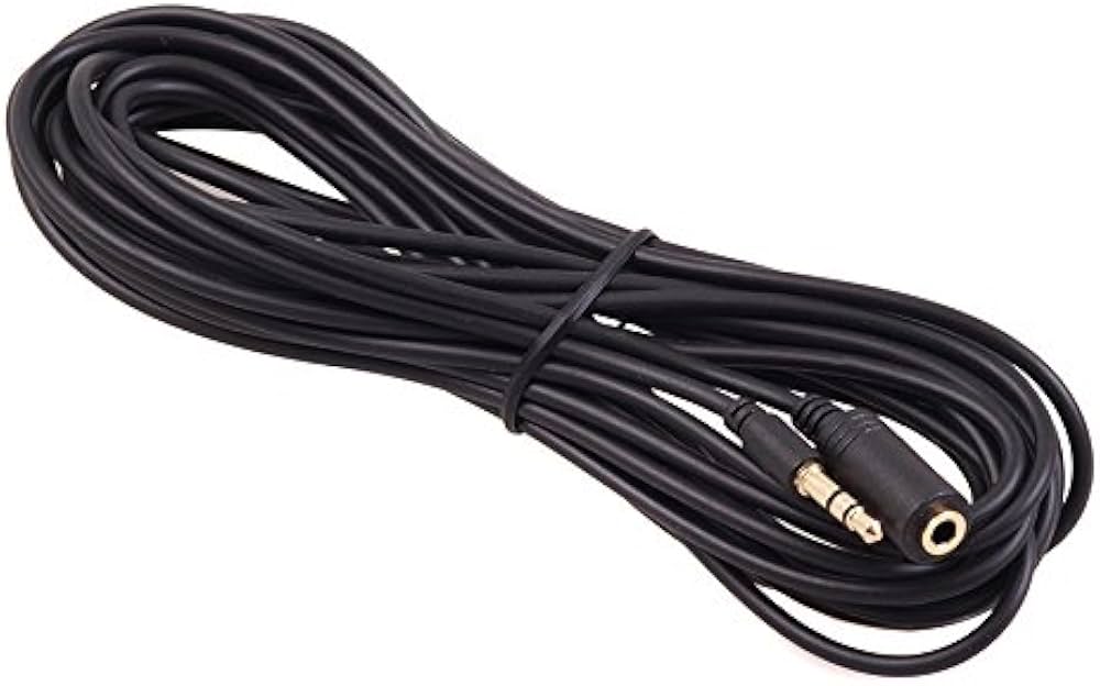 CABLE DE AUDIO DE 3.5 MM HEMBRA A 3.5 MM MACHO ESTÉREO DE 3.6 M