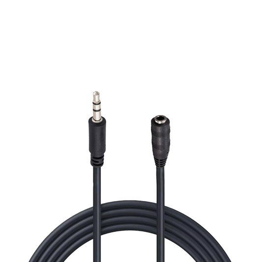 CABLE DE AUDIO DE 3.5 MM HEMBRA A 3.5 MM MACHO ESTÉREO DE 3.6 M