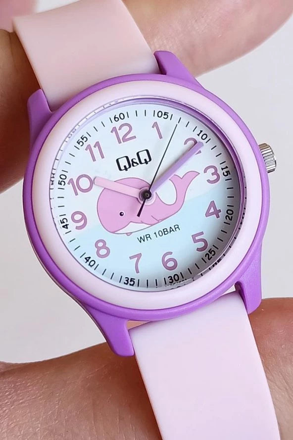 RELOJ Q&Q PALO ROSA