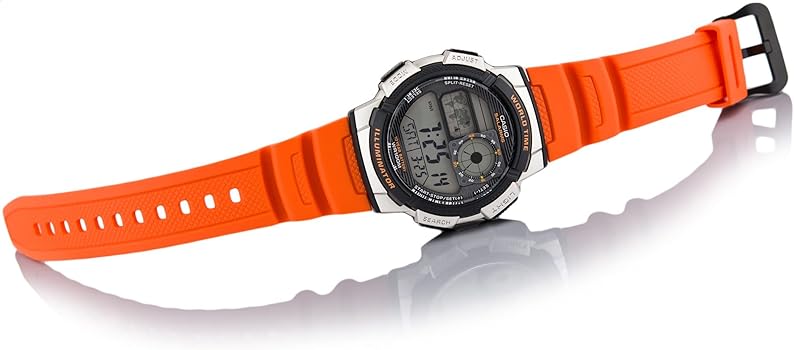 RELOJ CASIO DIGITAL NARANJA 4BVDF
