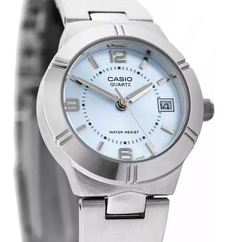 RELOJ CASIO FONDO CELESTE