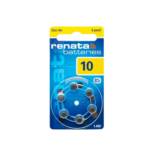 Baterías Renata para Audífonos A10