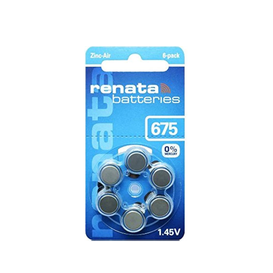 Baterías Renata para Audífonos A675