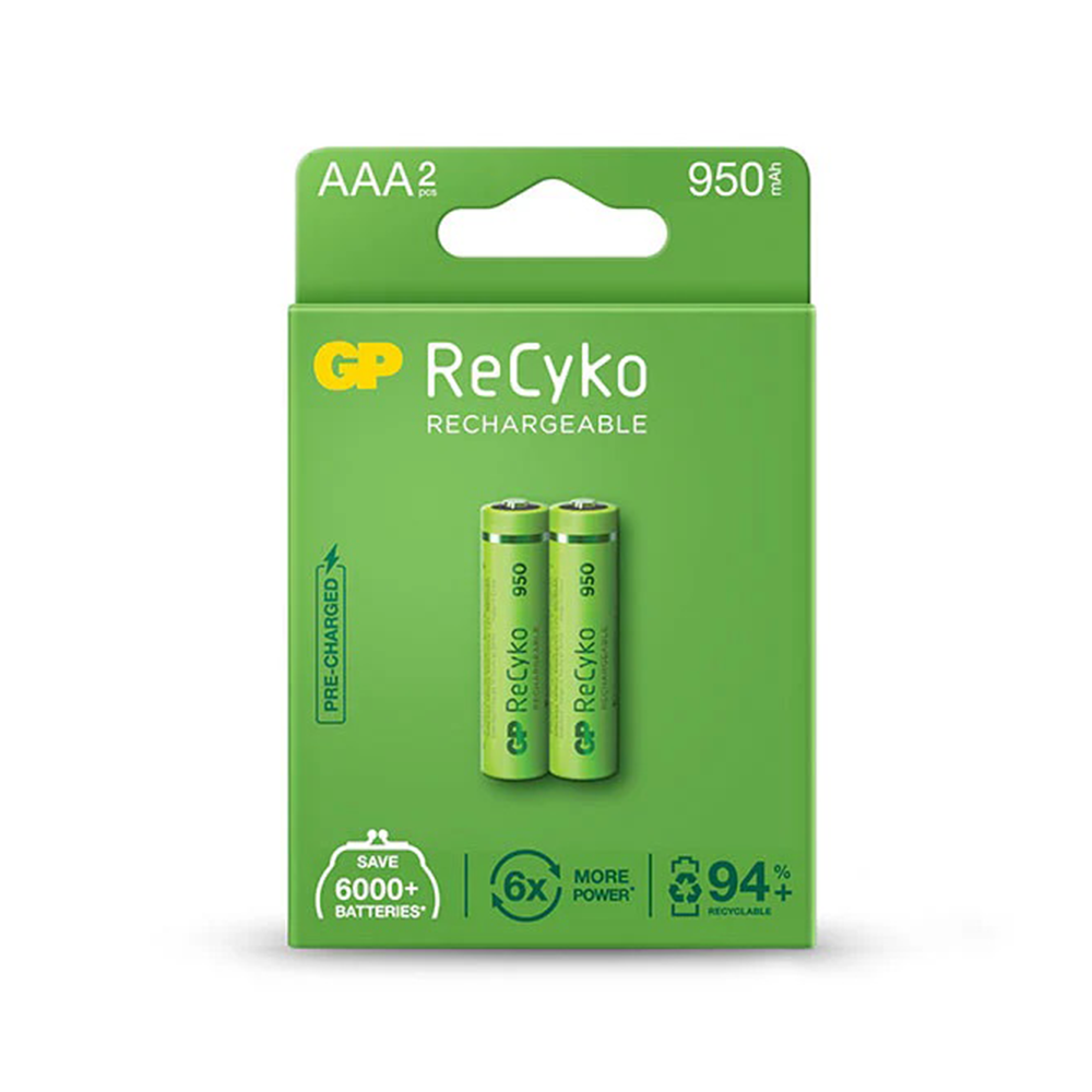 BATERÍAS AAA GP RECYKO 950 MAH