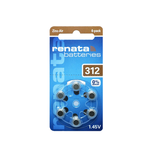 Baterías Renata para Audífonos A312