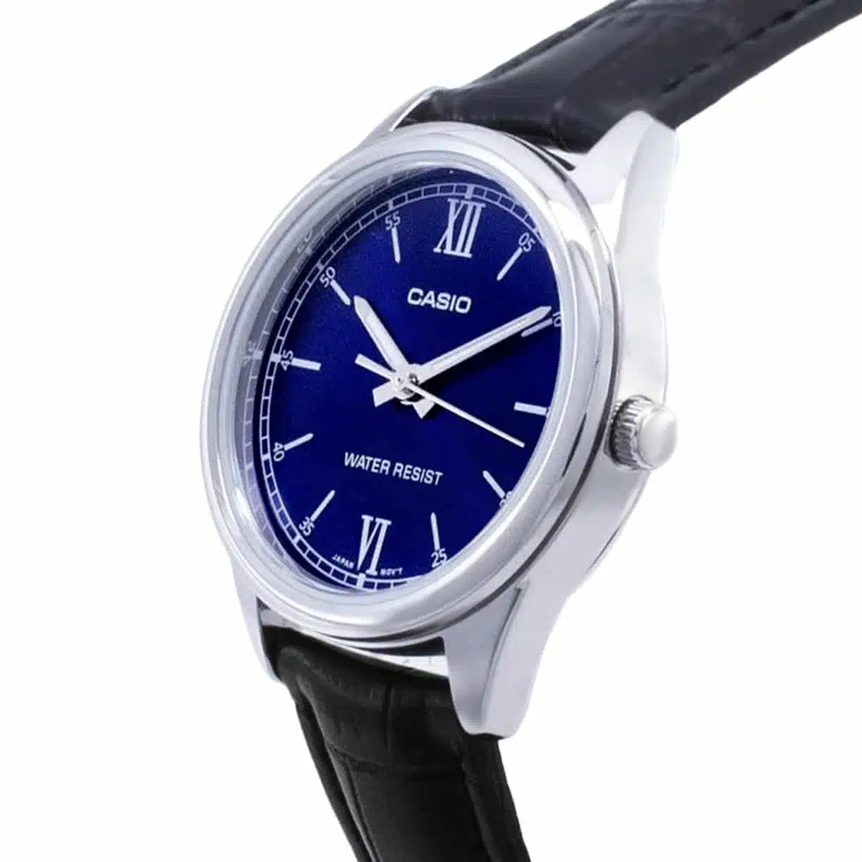 RELOJ CASIO CUERO PANTALLA AZUL 2B