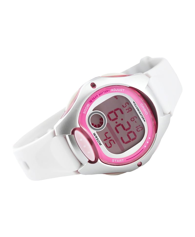 RELOJ CASIO DIGITAL 7AV GRIS / ROSA