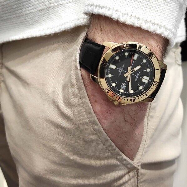 RELOJ CASIO CUERO 1GL-1E