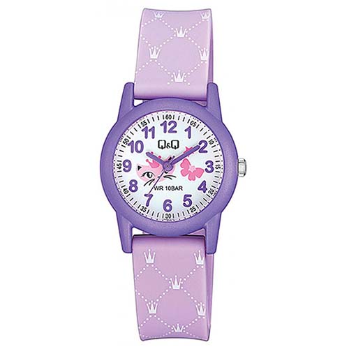 RELOJ Q&Q 14Y GATITA