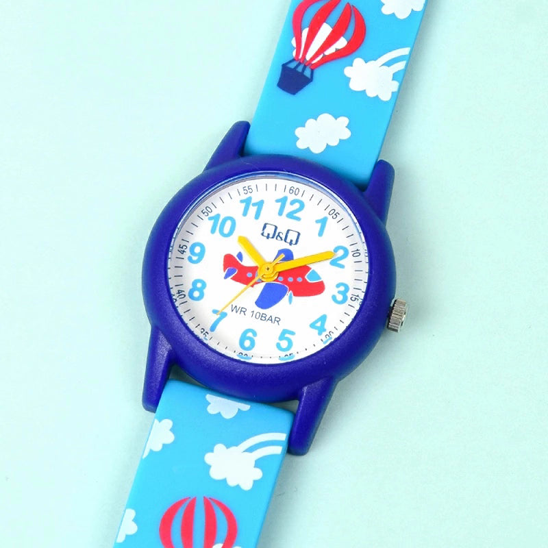 RELOJ Q&Q NIÑO 18Y AZUL / CELESTE