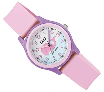 RELOJ Q&Q PALO ROSA