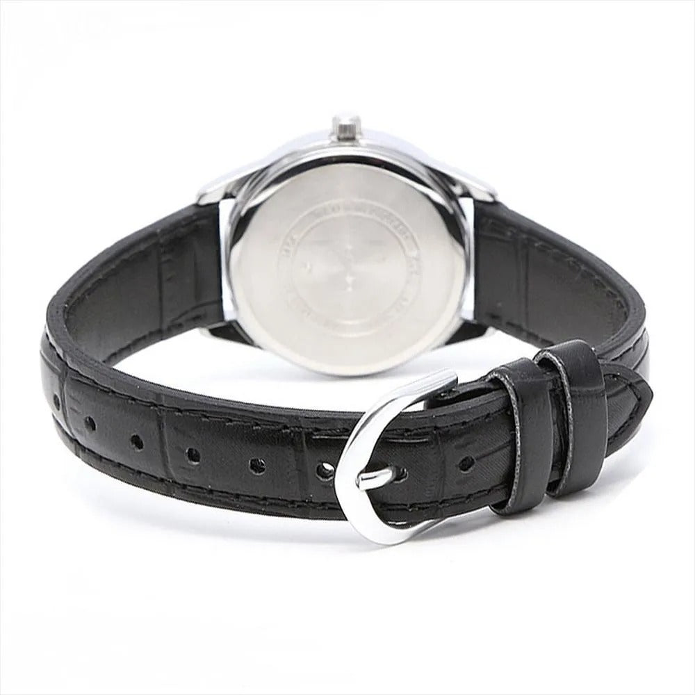 RELOJ CASIO CUERO PANTALLA AZUL 2B