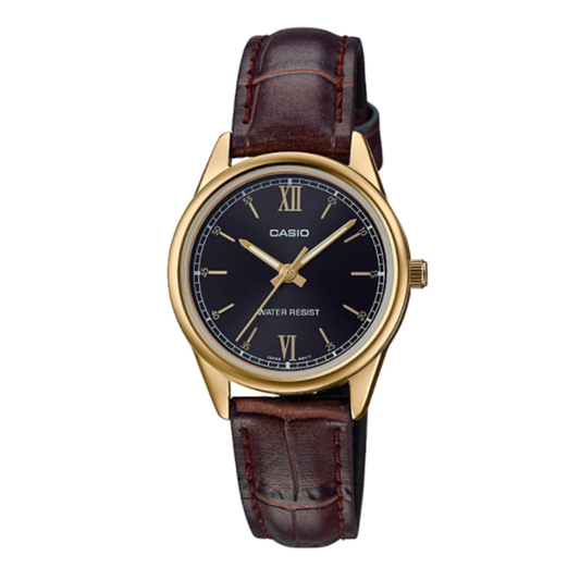 RELOJ CASIO CUERO DORADO