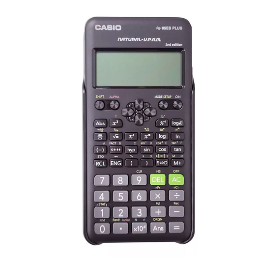 CALCULADORA CASIO FX-95ES PLUS 2DA. EDICIÓN