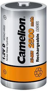 BATERÍA TIPO D CAMELION 2,500 MAH
