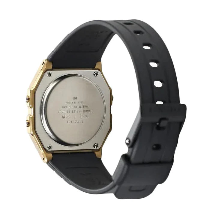 RELOJ CASIO RESINA DORADO/ NEGRO 9A